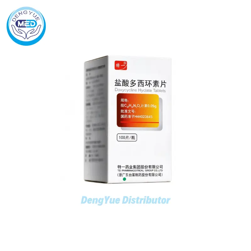 teyi doxycycline hyclate comprimido 0.05g