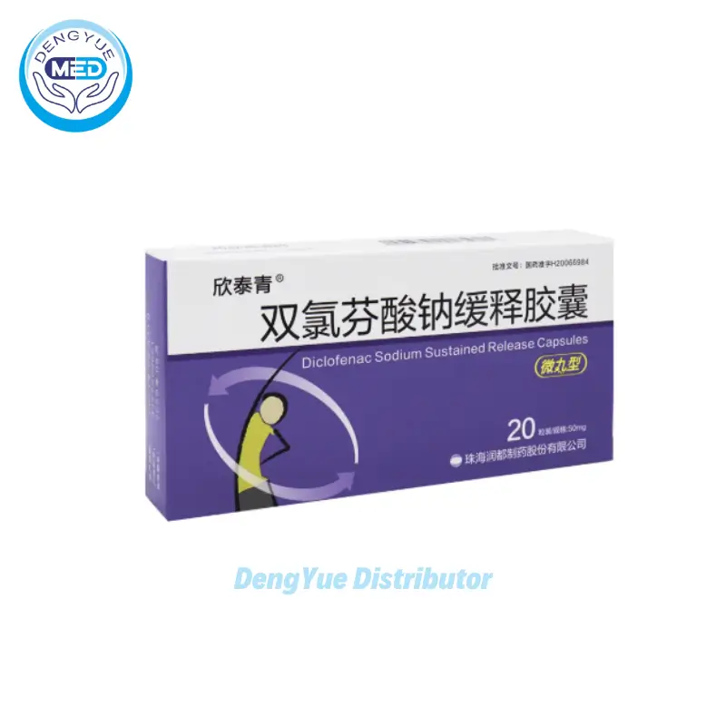 xintaiqing diclofenac sodium cápsula 20mg